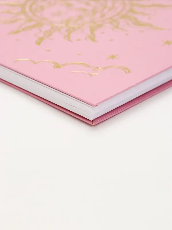 Дневник таролога в твердой обложке 20х20 см, 85 л "Розовый"