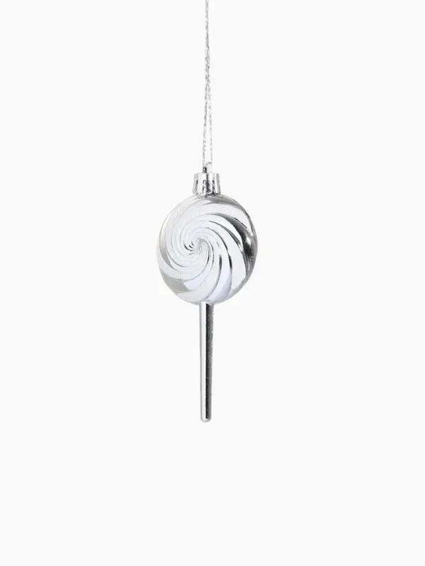 Набор украшений пластик 17 шт Набор украшений пластик 17 шт "Ярмарка волшебства" 6 см, серебро