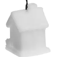 Светодиодная фигура &laquo;Домик&raquo;, 6.5&times;5.5 см, от батареек 3хAG10, свечение тёплое белое