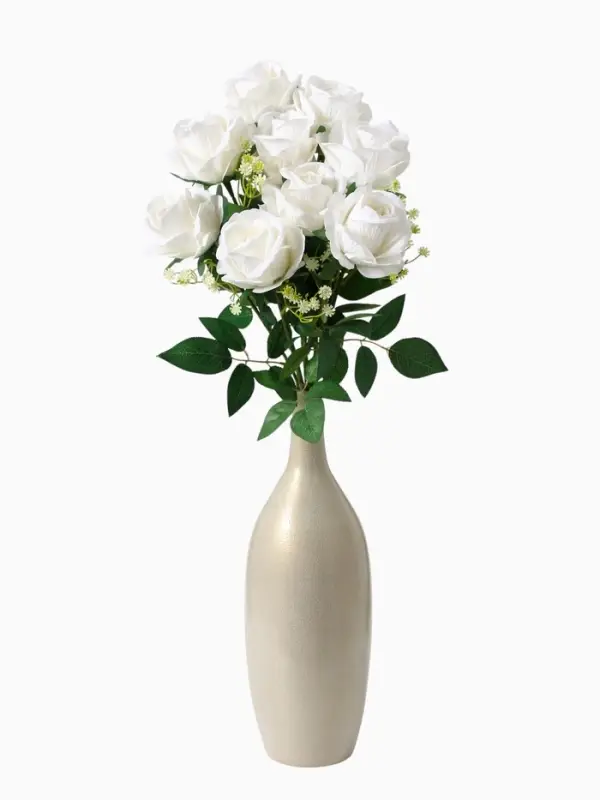 Цветы искусственные &laquo;Роза венесуэльская&raquo;, 8&times;56 см, белые