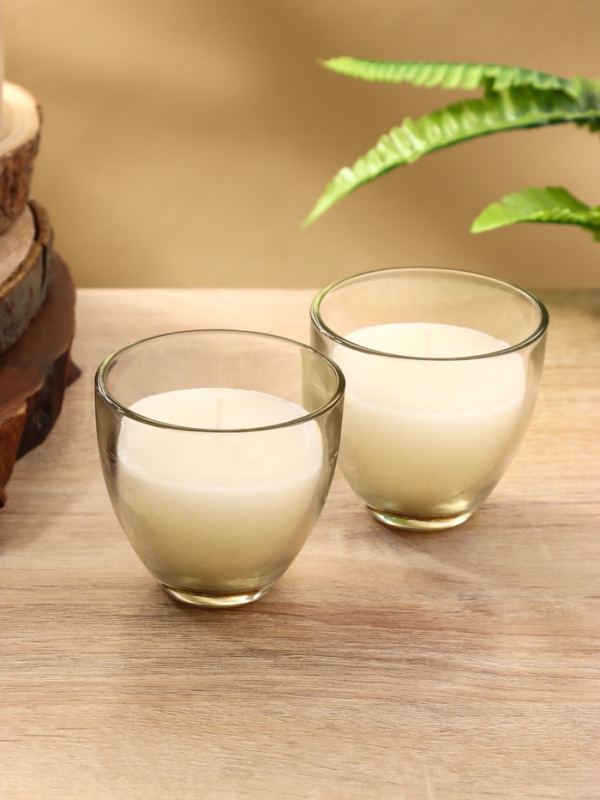 Набор свечей "SCENTED CANDLE" 100 гр, шелковица+ваниль