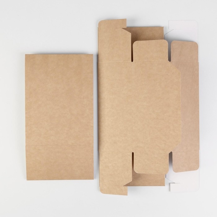 Коробка подарочная складная крафтовая, упаковка, 20 х 15 х 8 см Коробка подарочная складная крафтовая, упаковка, 20 х 15 х 8 см