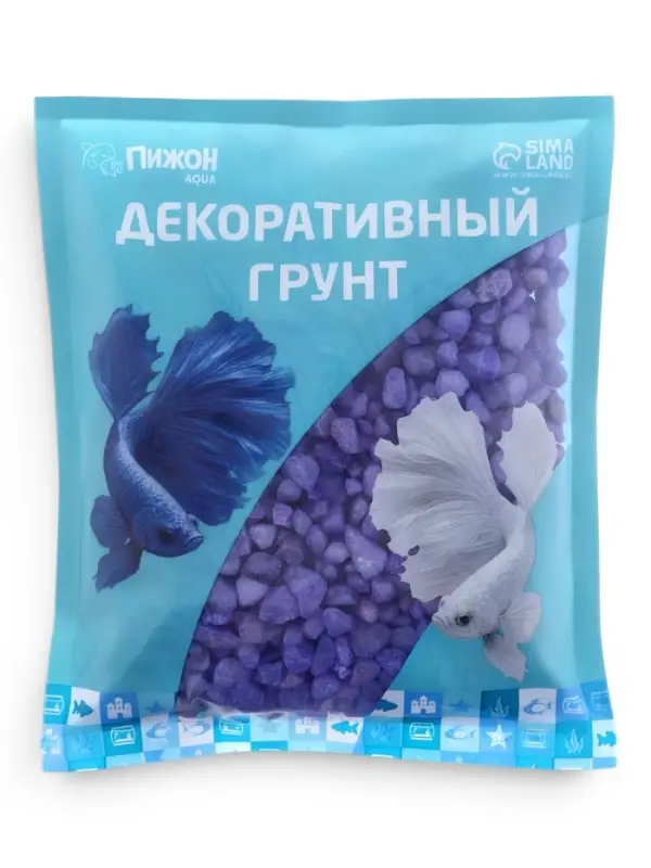 Мраморная крошка &laquo;Пижон Аква&raquo;, фр. 5-10 мм, нептунит, 800 г