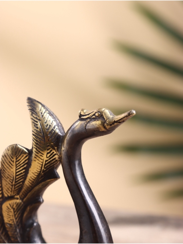 Сувенир бронза "Павлин" 9х5х12 см