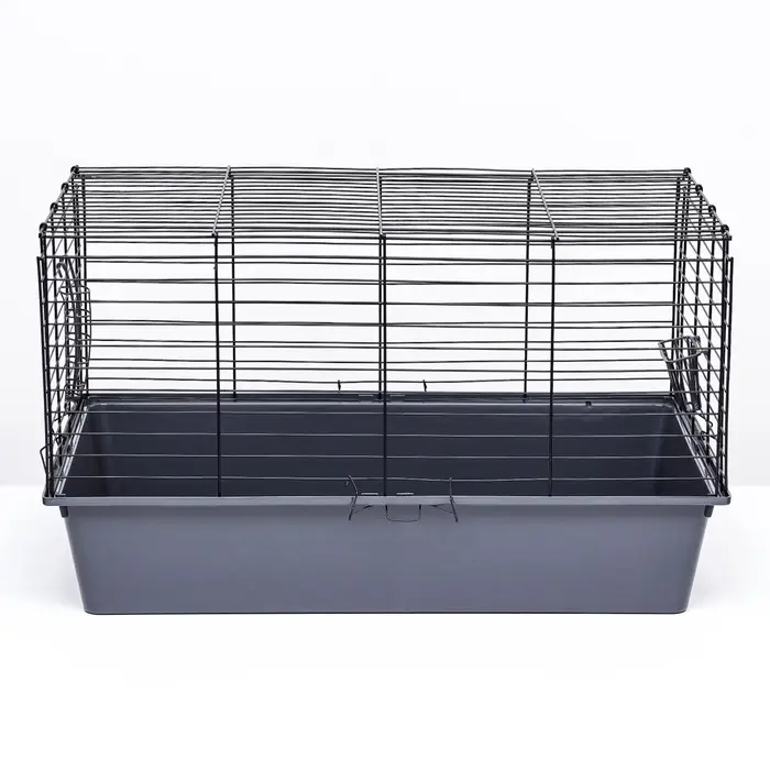 Клетка для кроликов, морских свинок &laquo;Пижон&raquo; №4 складная, 80&times;50&times;47 см, светло-серая