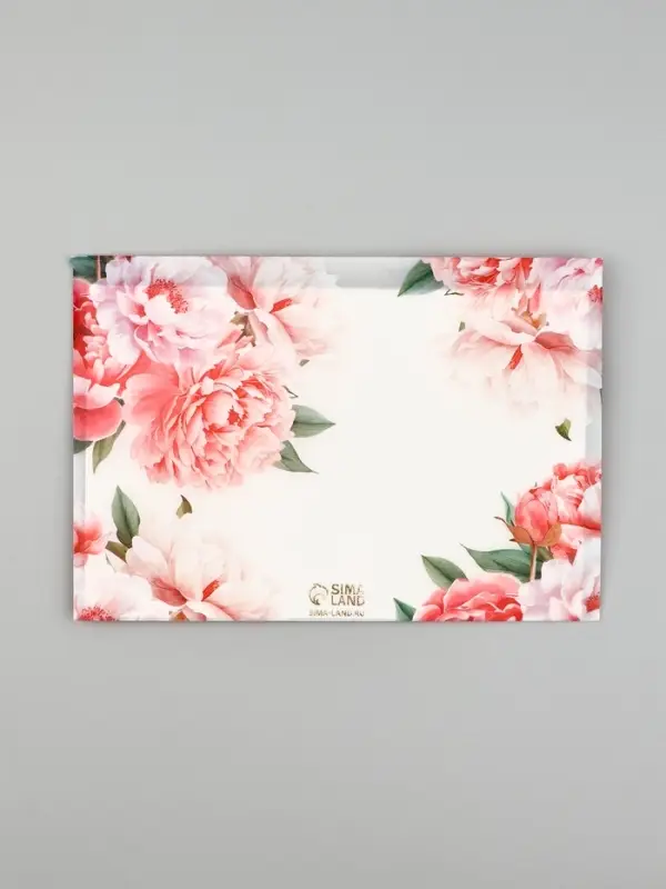 Открытка с конвертом и наклейкой «С пожеланием счастья», тиснение, 11 х 16 см