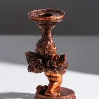 Подсвечник на 1 свечу TAKE IT EASY &laquo;Ангелок&raquo;, полистоун, 12.5&times;6 см