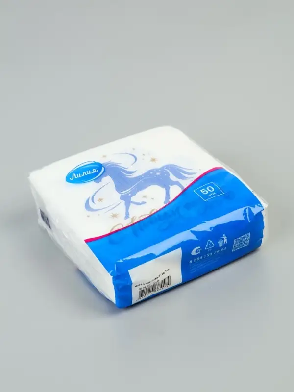 Салфетки бумажные однослойные «Счастливый год», 24х24, 50 шт Салфетки бумажные однослойные «Счастливый год», 24х24, 50 шт