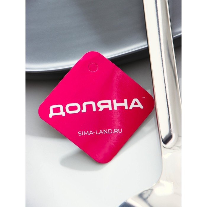 Шумовка из нержавеющей стали Доляна Everyday, 49×12, толщина 3 мм, цвет серебряный Шумовка из нержавеющей стали Доляна Everyday, 49×12, толщина 3 мм, цвет серебряный