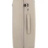 Чемодан на колёсах, 24", кодовый замок, 40&times;24&times;65 см, светло-бежевый