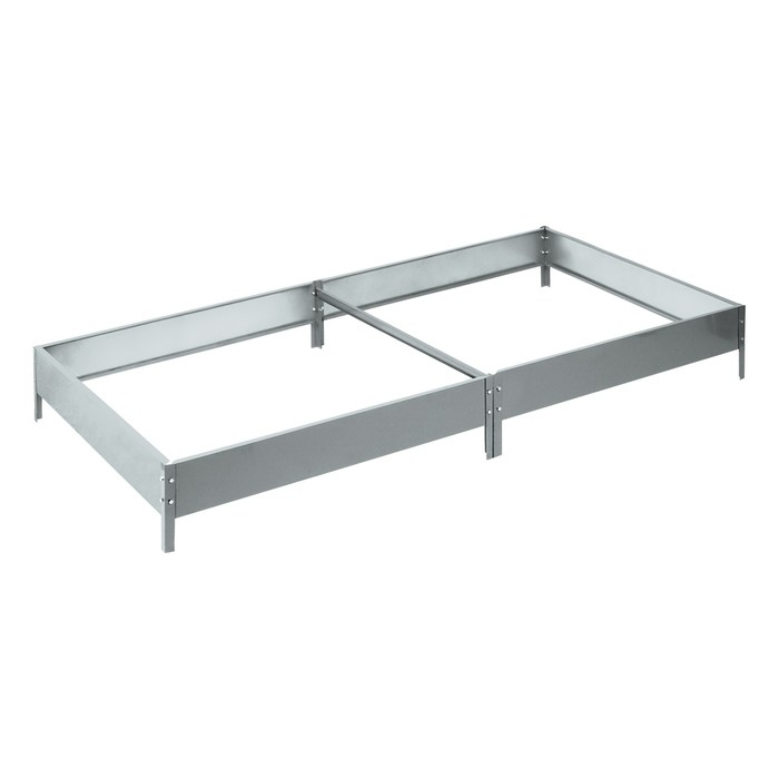 Грядка оцинкованная, компакт, 200 × 100 × 15 см, Greengo Грядка оцинкованная, компакт, 200 × 100 × 15 см, Greengo