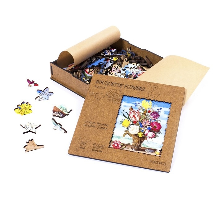 Пазл фигурный «Букет» М Пазл фигурный «Букет» М