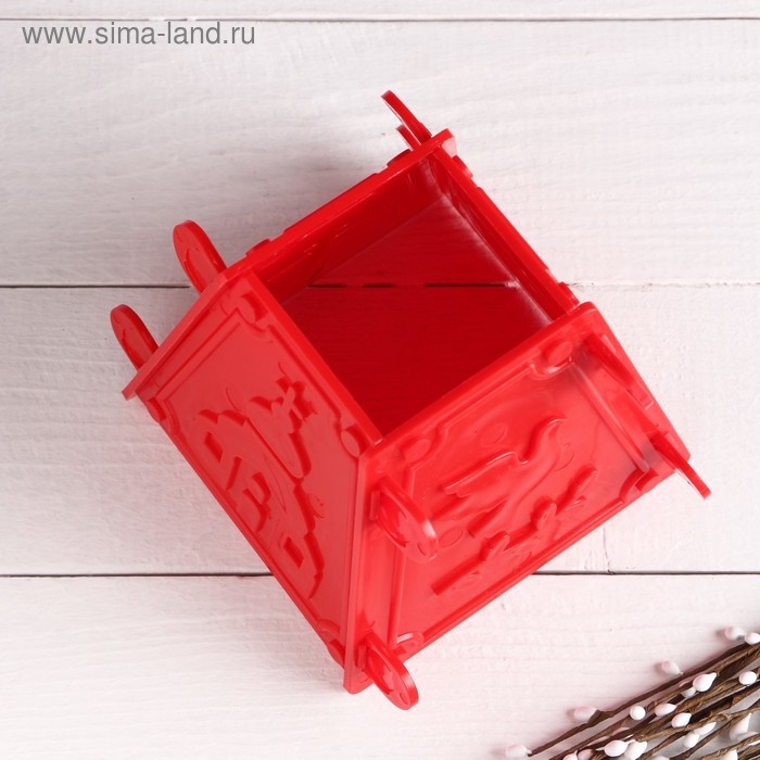 Пасочница  Пасочница "Пасхальная" пластик, 11х11х11 см