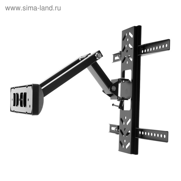 Кронштейн Kromax PIXIS-XS, для ТВ, наклонно-поворотный, 22-55 Кронштейн Kromax PIXIS-XS, для ТВ, наклонно-поворотный, 22-55", 95-423 мм от стены, черный