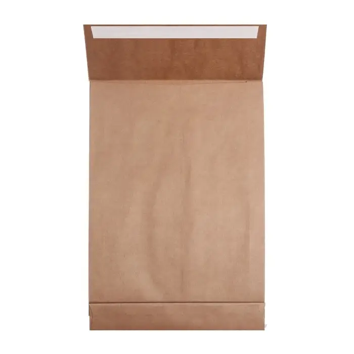 Пакет почтовый крафт C4 229 x 324 х 40 мм, без подсказа, без окна, отрывная лента, 130г/м