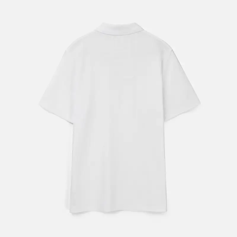 Рубашка поло унисекс Tervise, белая, размер L