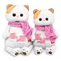 Мягкая игрушка &laquo;Кошечка Ли-Ли&raquo;, с коньками и в шарфике, 24 см