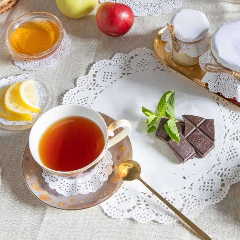 Салфетки ажурные AVIORA бумажные круглые D10см 250шт/ уп