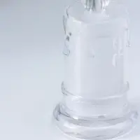 Светодиодная свеча LED - ночник RISALUX &laquo;С подтёками&raquo;, 3&times;LR41, прозрачный, 3.5&times;3.5&times;7.2 см