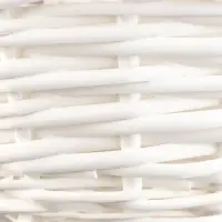 Набор корзин из 3 шт, 38х38х17х 41, 32х32х15х36, 26х26х13х31, белый, ива