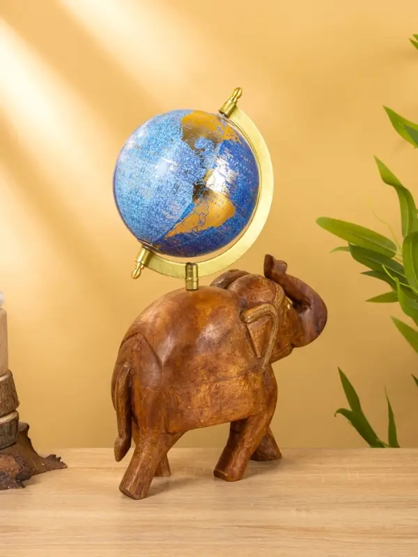 Глобус сувенирный, 22×12.5×353.5 см, подставка дерево