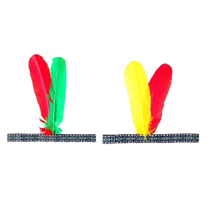Карнавальная повязка «Индеец», цвета МИКС Карнавальная повязка «Индеец», цвета МИКС