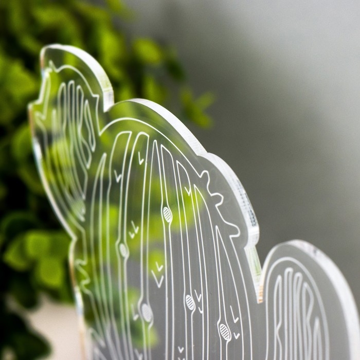 Светильник Светильник "Кактус" LED белый 14х9,5х15 см RISALUX