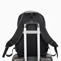 Рюкзак школьный, &laquo;Уставший кот&raquo;, 5 карманов, 2 отделения, 31&times;13.5&times;45 см, чёрный