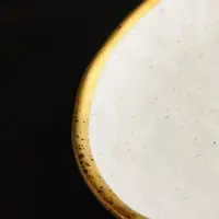 Блюдо сервировочное Magistro Poursephona, 37&times;24 см, фарфор, бежевое