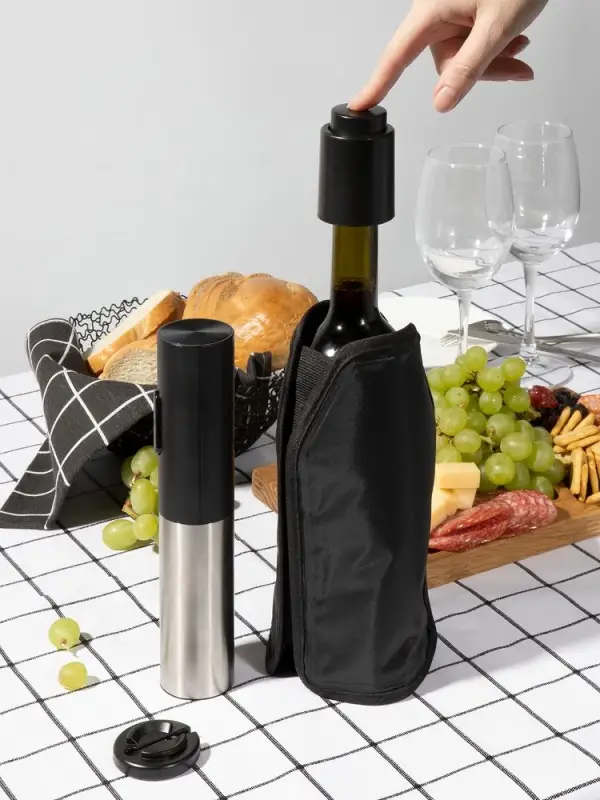 Винный набор Winetura, черный Винный набор Winetura, черный