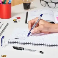 Ручка гелевая BIC Gel-Ocity Stic, узел 0.5 мм, чёрная