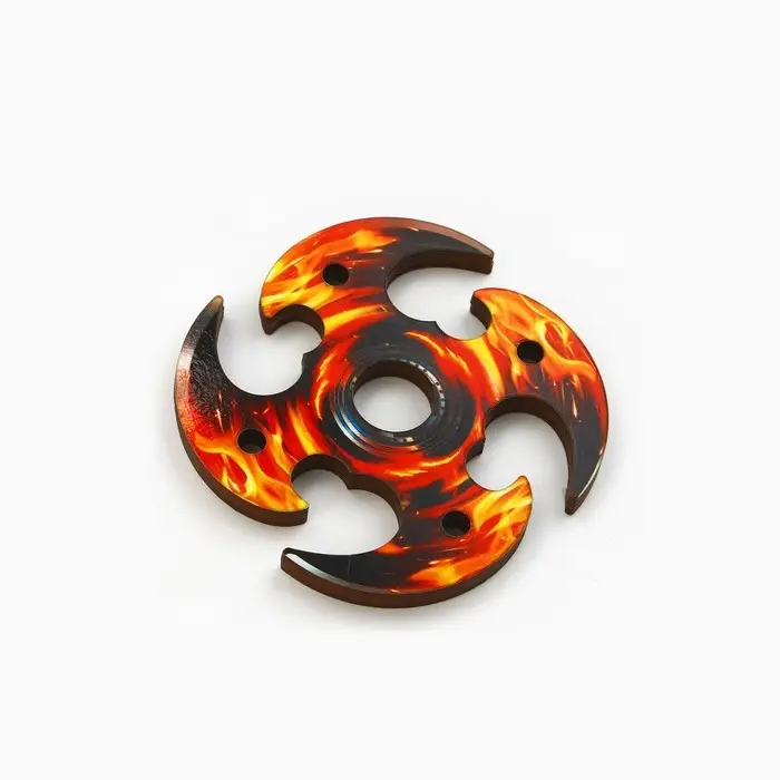 Деревянное оружие, детское сувенирное &laquo;Пламя&raquo;, нож сюрикен, 8 см