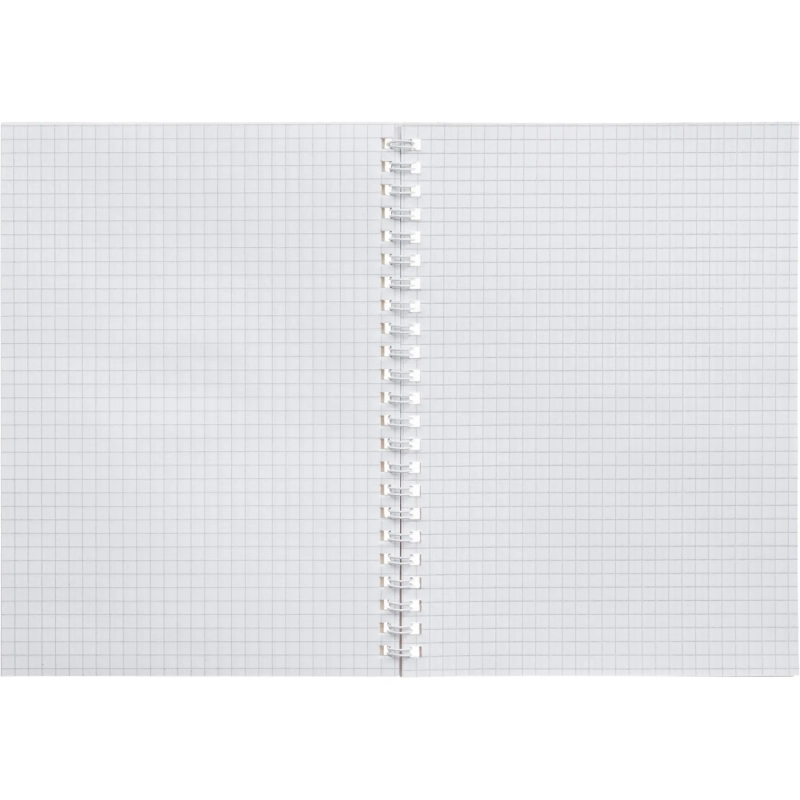 Бизнес-тетрадь Flakes pink обложка УФ лак, спираль, А5, 48л, клетка