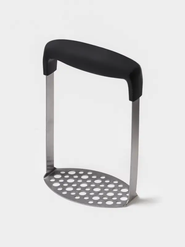 Толкушка для картофеля Доляна Smasher, 11&times;18 см, нержавеющая сталь, чёрный