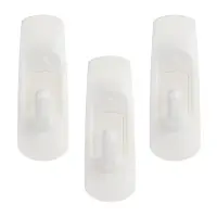 VETTA Крючки самоклеящиеся на блистере, 3шт, белый