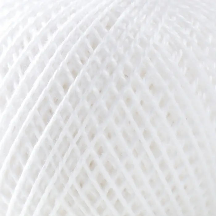 Пряжа для вязания спицами, крючком &laquo;ПНК Кирова. Ирис&raquo;, 150 м/25 г, 100% мерсеризованный хлопок, цвет 0101