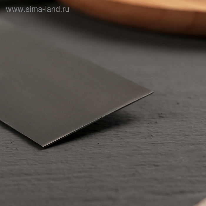 Шпатель кондитерский «Ровный край», 17×12 см, цвет серебристый Шпатель кондитерский «Ровный край», 17×12 см, цвет серебристый