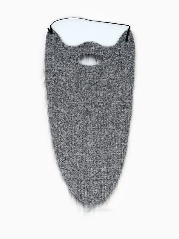 Карнавальная борода 40 см седая Карнавальная борода 40 см седая