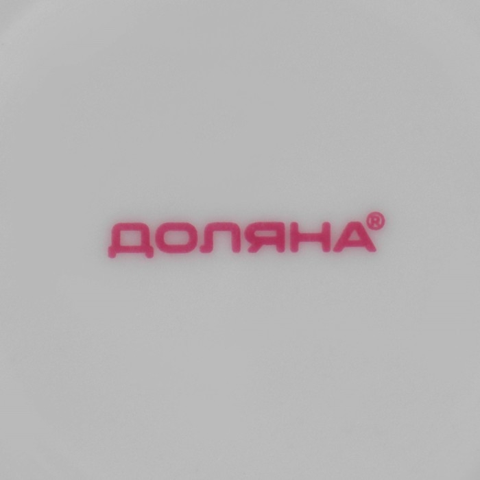 Тарелка глубокая керамическая Доляна «Маки», 600 мл, d=20,5 см, цвет белый