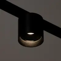 Светильник трековый BayerLux SLIM &laquo;Цилинр&raquo;, LED, 12 Вт, 3000K-6000К, 48 В, CRI90, 8&times;8&times;7.5 см, чёрный