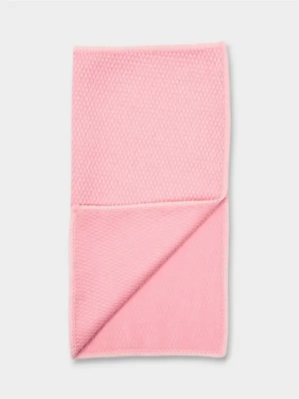 Салфетка для уборки Доляна &laquo;Ромбы&raquo;, для стёкол и зеркал, 30&times;30 см, МИКС