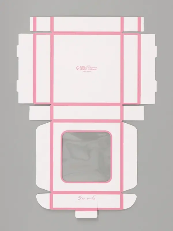 Коробка подарочная самосборная с окном &laquo;Для тебя&raquo;, 13&times;13&times;3 см