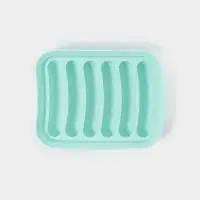 Форма для выпечки и приготовления сосисок Доляна, 6 ячеек, с крышкой, 17.5×13.5,2.8 см, силикон, бирюзовый Форма для выпечки и приготовления сосисок Доляна, 6 ячеек, с крышкой, 17.5×13.5,2.8 см, силикон, бирюзовый