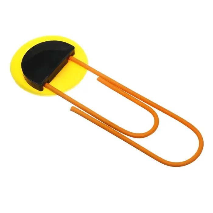 Закладка-скрепка большая «Смайл», 11 см