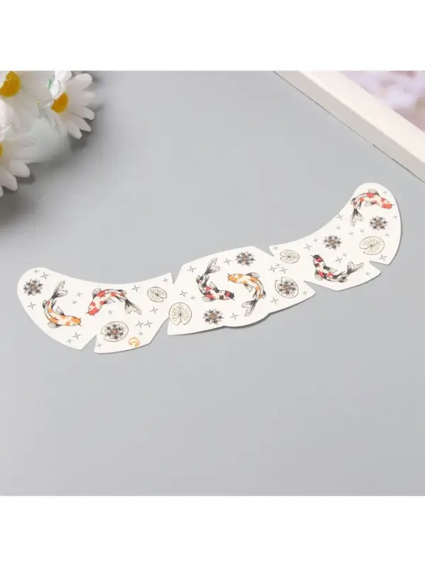 Переводная тату на тело цветная «Веснушки. Карпы», 16×5 см Переводная тату на тело цветная «Веснушки. Карпы», 16×5 см