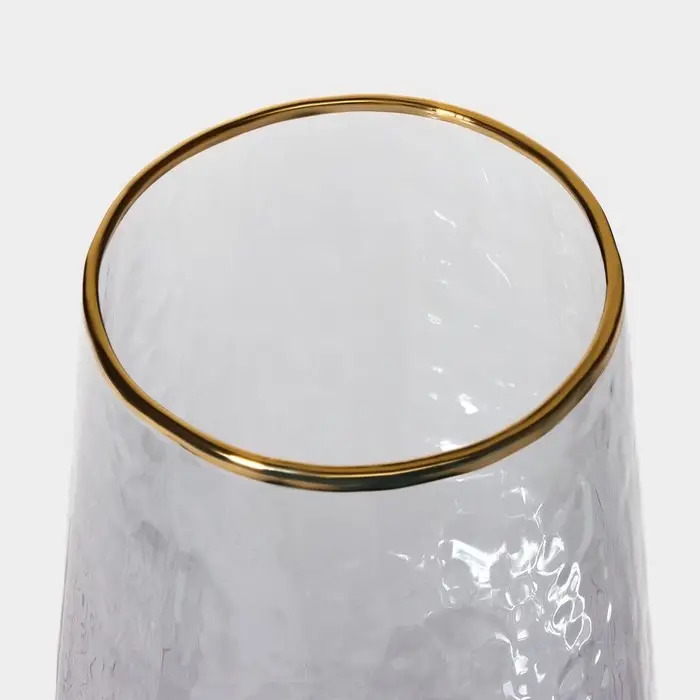 Бокалы для шампанского Magistro &laquo;Дарио&raquo;, 180 мл, 7&times;27.5 см, набор 2 шт., стекло, графитовые