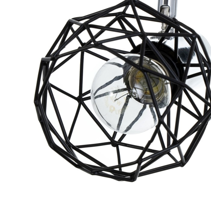 Светильник трековый Светильник трековый "Арпи" Е14 40Вт черный 15х12х18см