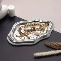 Подставка под украшения &laquo;Абстракция&raquo;, универсальная, 19.5&times;13.5&times;1.5 см, цвет серебро