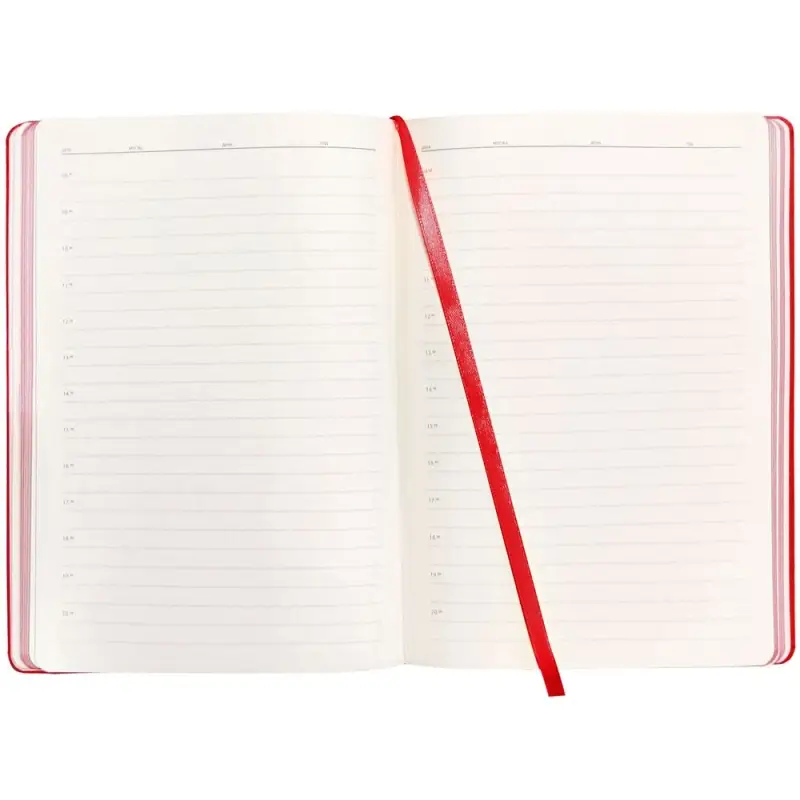 Ежедневник Shall Light, недатированный, красный Ежедневник Shall Light, недатированный, красный