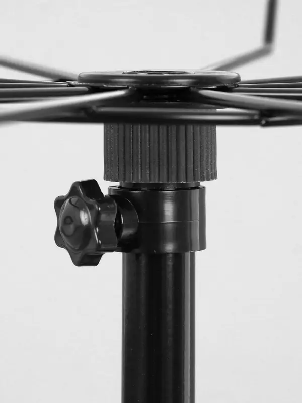 Вертушка, 5 ярусов по 10 крючков, 44&times;44&times;165, чёрная